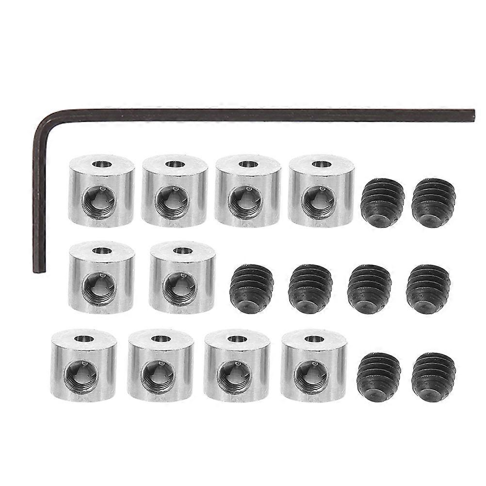 Copper Locking Pin Back for Fixation Brooch Pin 4Sets with Tool