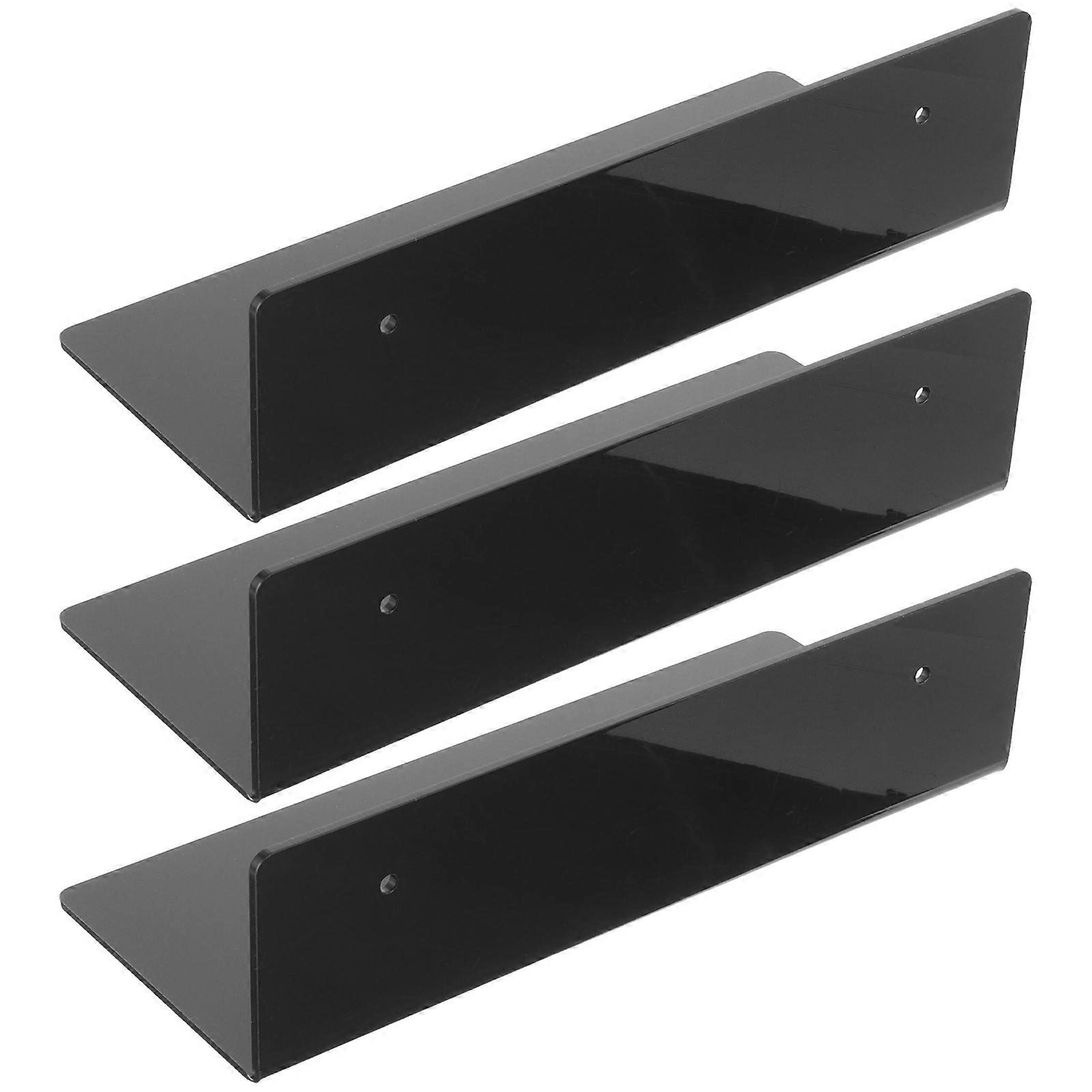 Acrylic Wall Floating Shelf for Home 6Pcs Wall Mounted Organizer