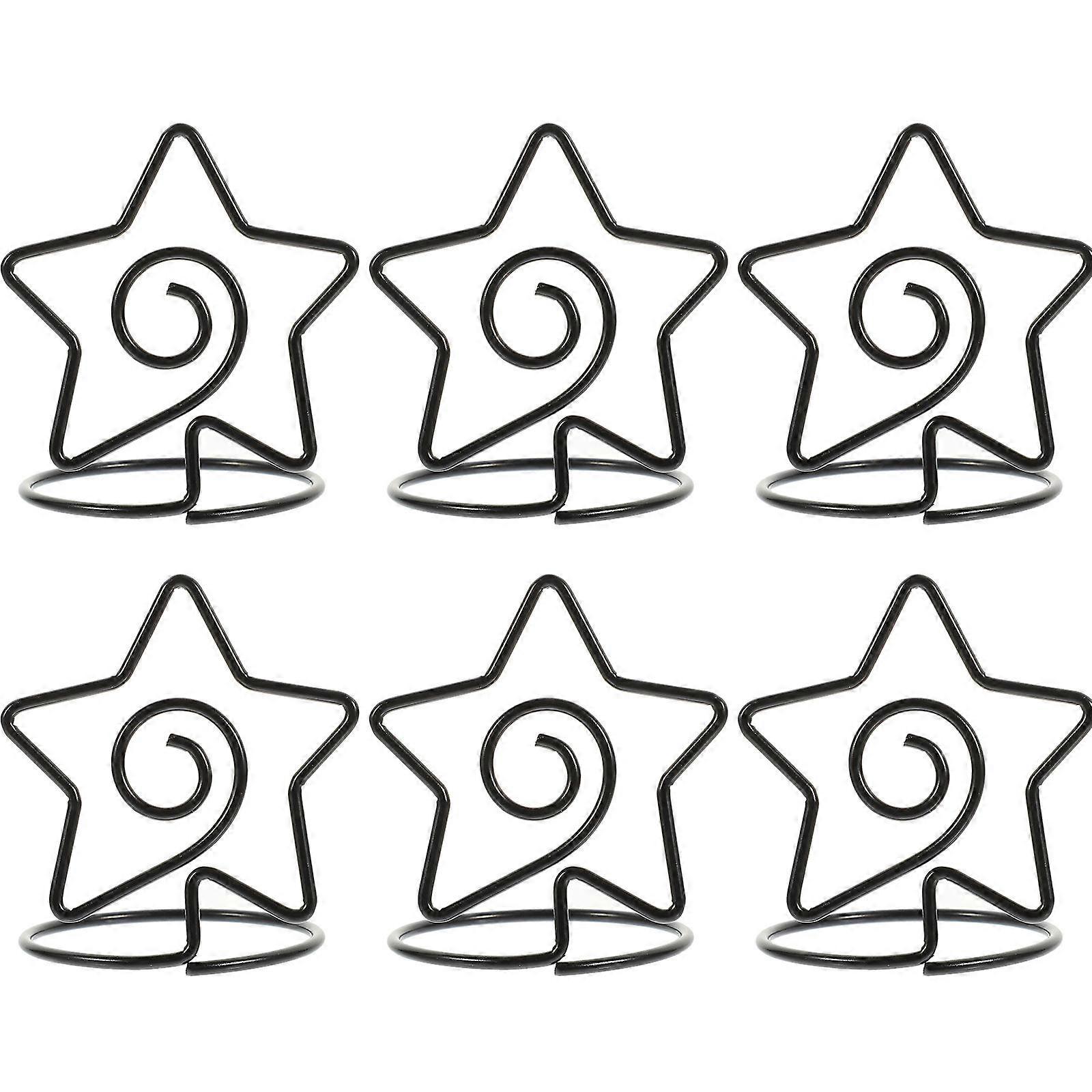 Mini Metal Place Card Holders With Practical Functionality For Parties In 4.2X3.5CM Size 24Pcs