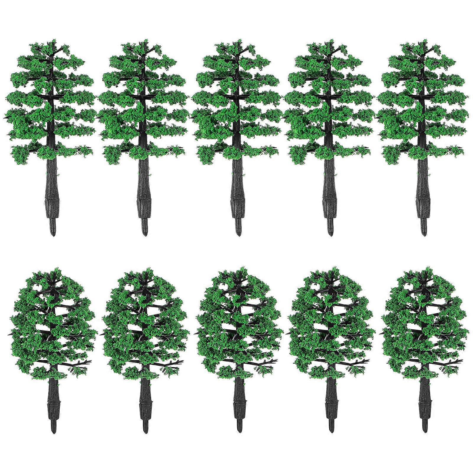 Miniature Trees Model Trees for Decoration 40Pcs Plastic Mini Craft Supplies
