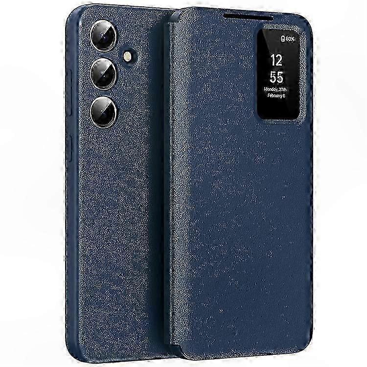 Smart View Window Leather Case with Card Holder for 5G Phones