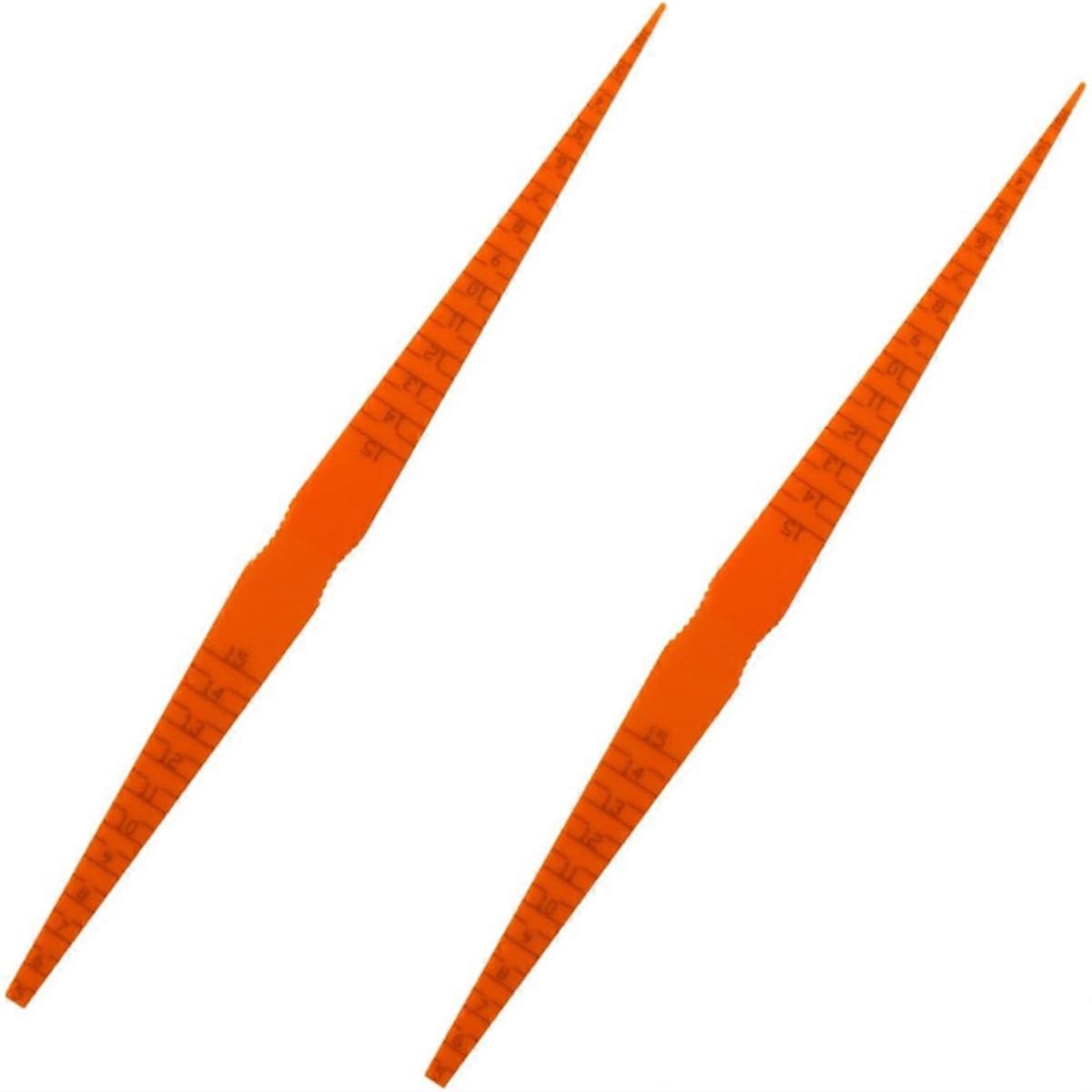 2pcs Car Door Panel Gaps Alignment Gauge, Plastic Snake Ruler Vehicles Body Measuring Positioning Alignment Tool