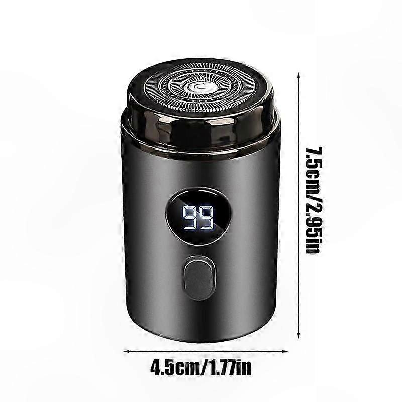 Rechargeable Mini Electric Razor for Face, Beard, and Body Trimming - Cordless, Portable, and Travel-Friendly Shaver Trim Tool