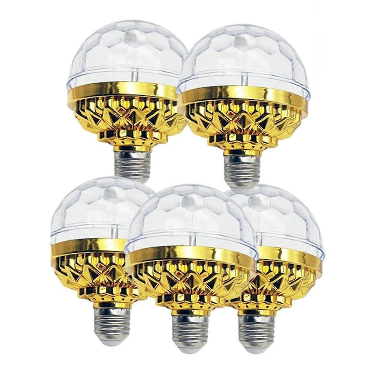 Colorful Rotating Disco Ball Light LED RGB Stage Lights for Home Dance Events Energy Efficient with