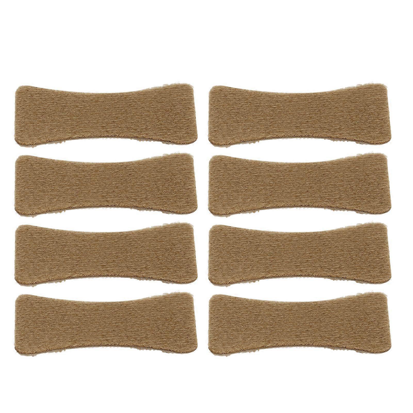 8PCS Cable Management Hook and Loop Nylon Easy To Use Fastening Wire Hook Loop for Electronics Cable Tan