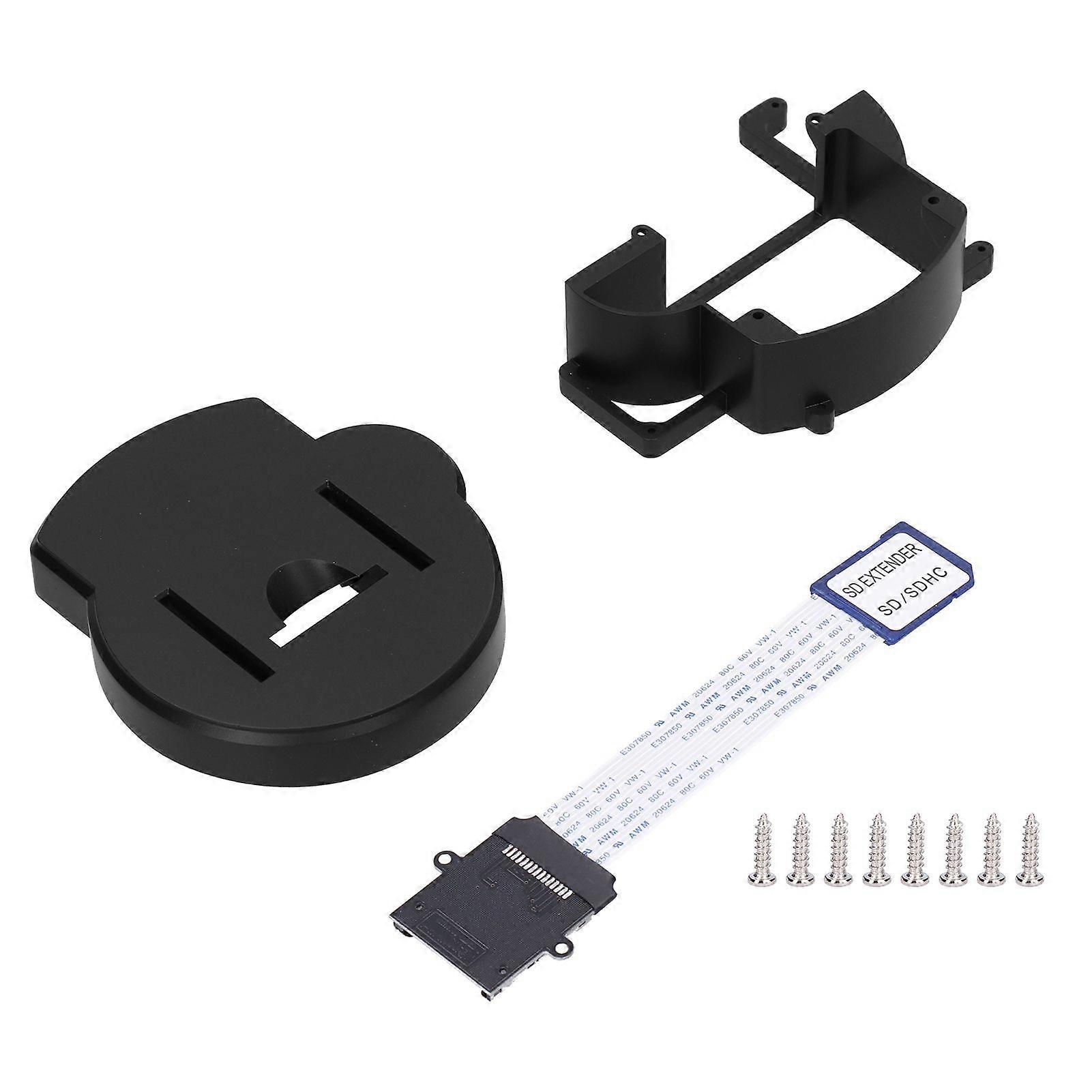 3 Dimension Printed Tray/Mount Portable Printing Installation Tray Kit with Storage Card Extension Cable for GameCube
