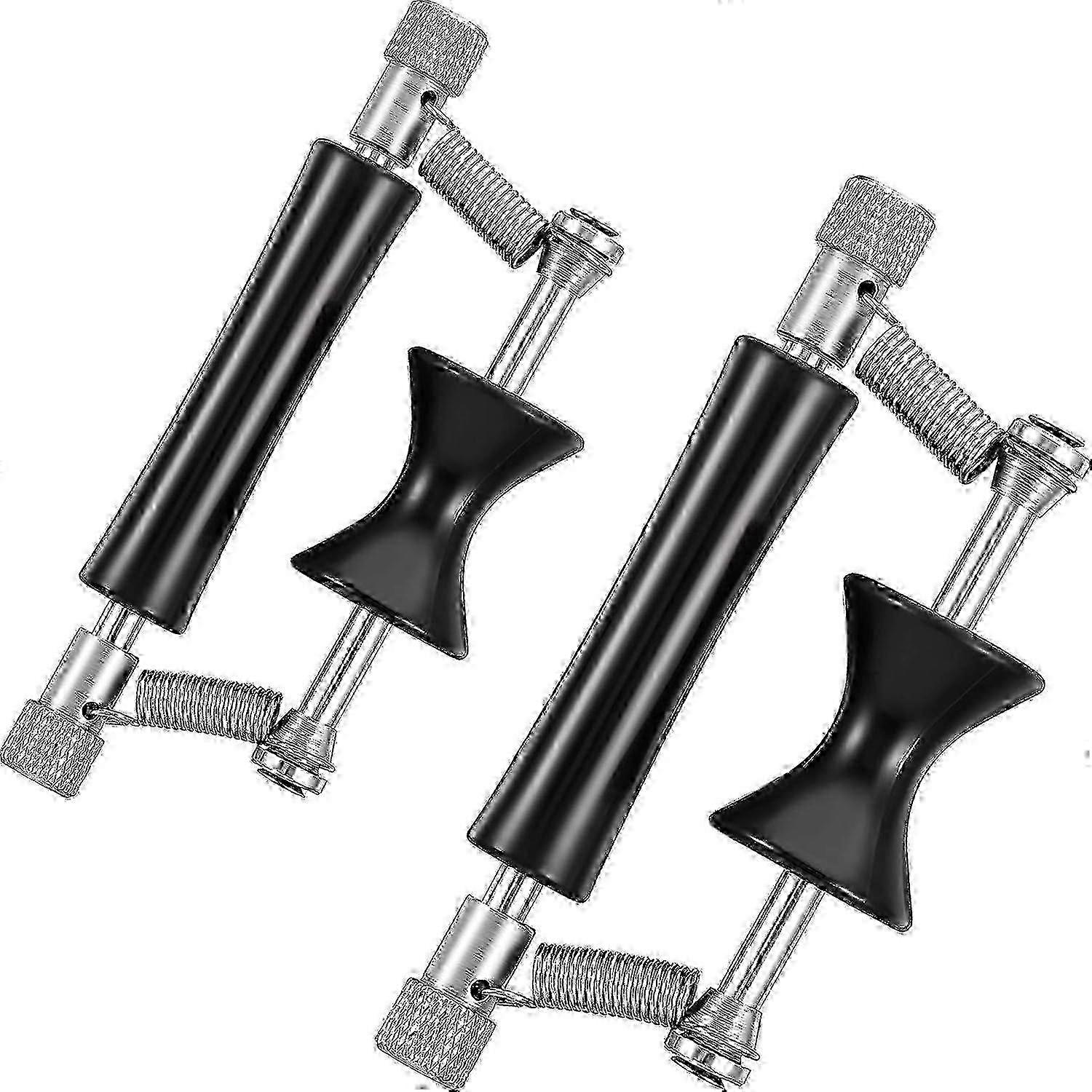 Rullende gitarcapo for akustiske gitarer, 2-pakning justerbart rustfritt stål