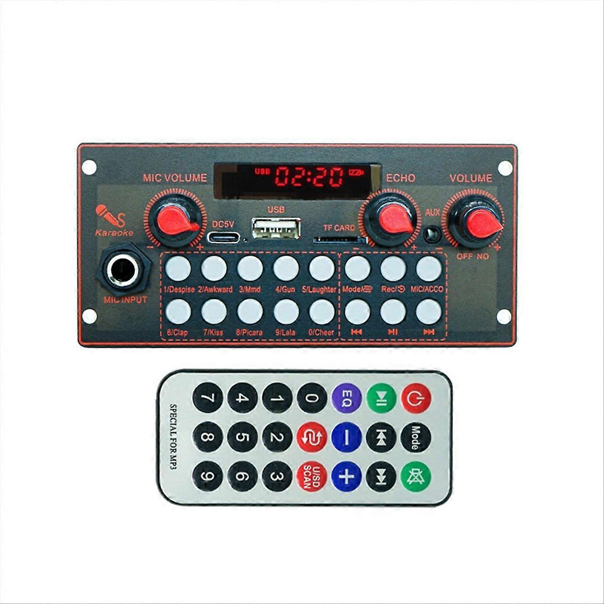 MP3 Decoder Board 2x10W 20W Amplifier Audio Player DIY MP3 Player,B