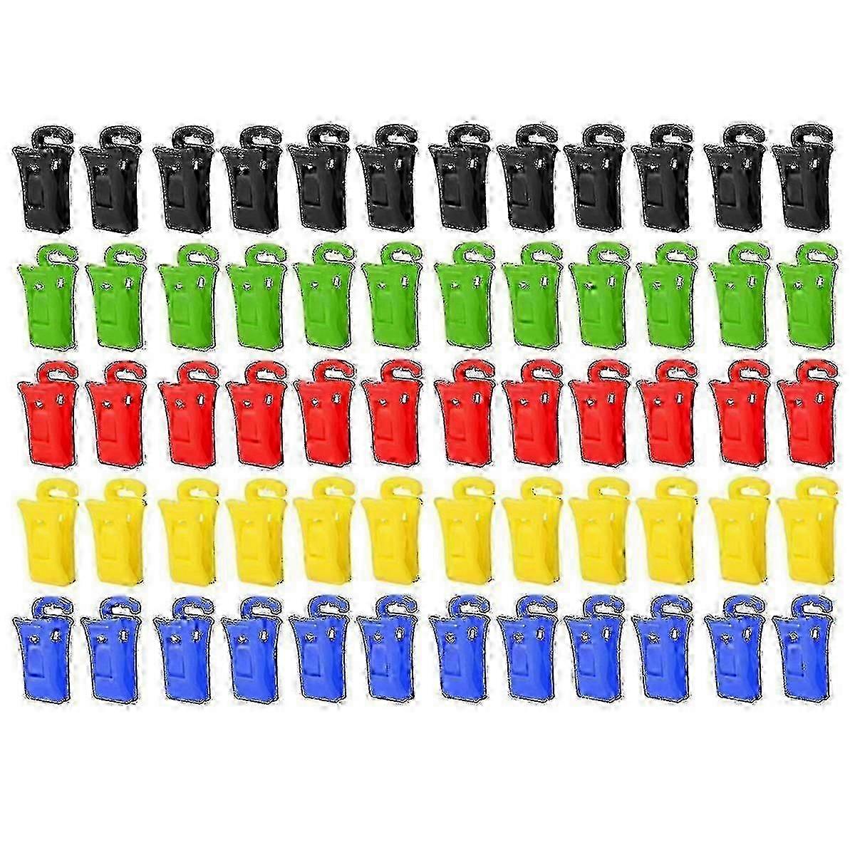 60 Sock Clips for Washing Machine - Durable Laundry Hooks