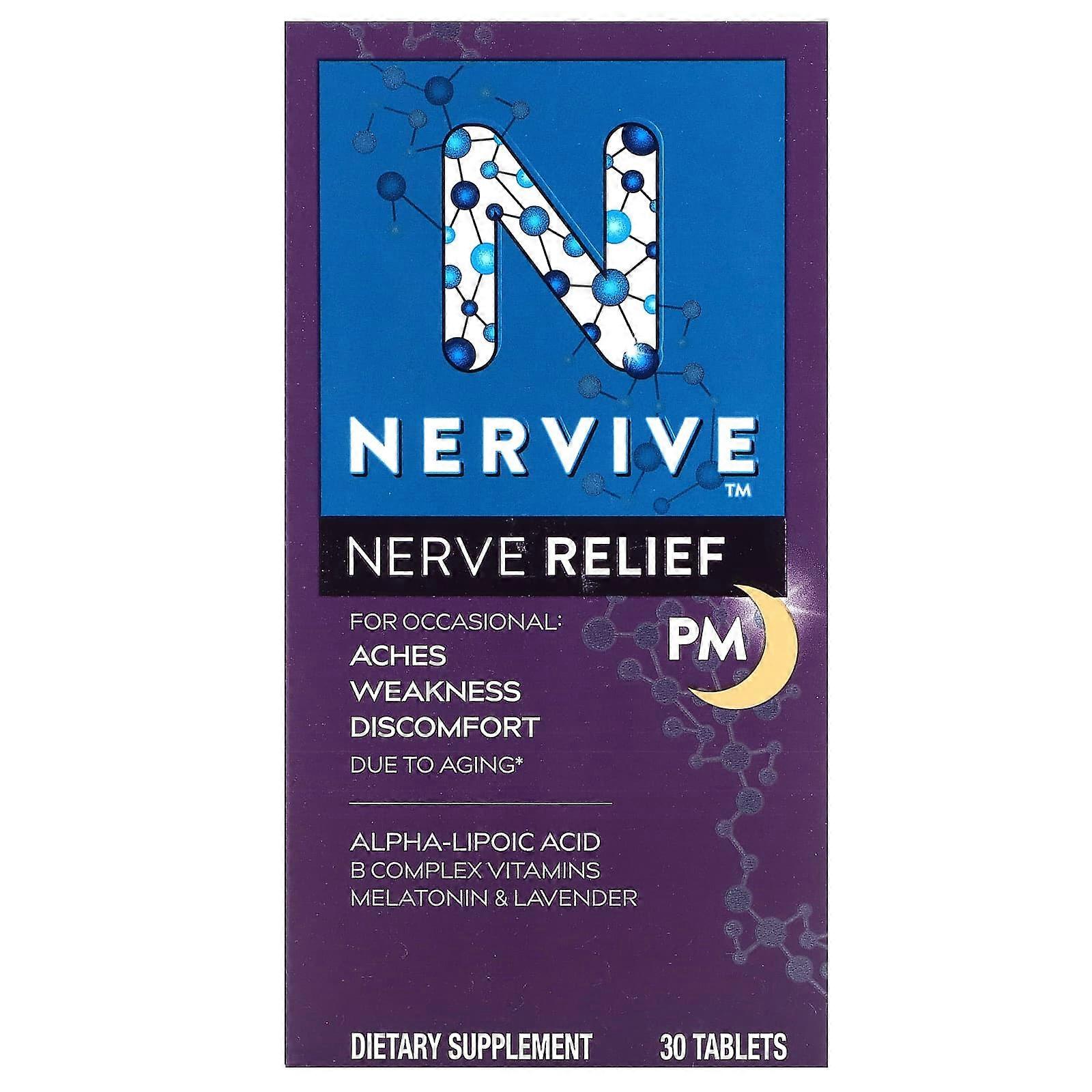 Nerve Relief, PM, 30 Tablets