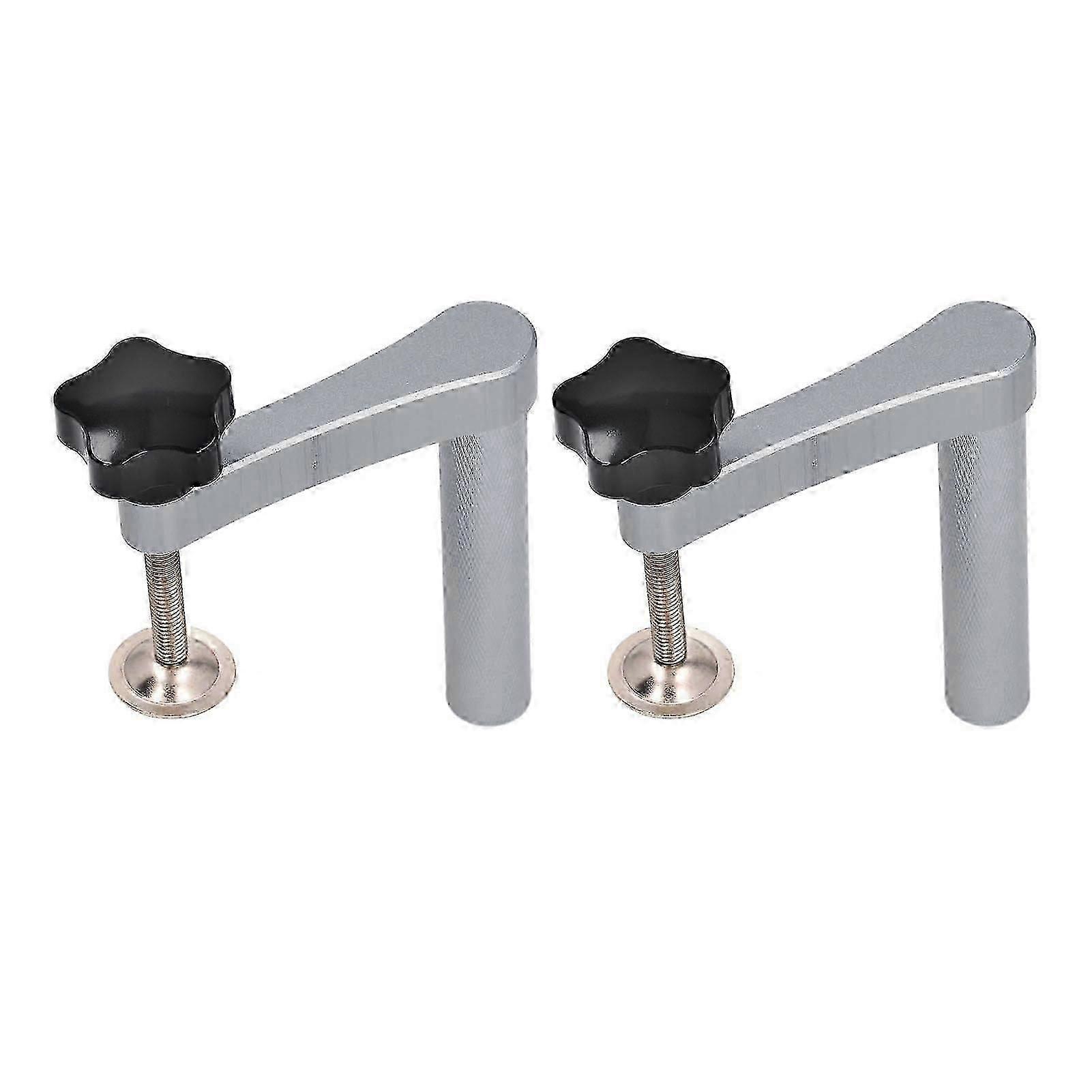 2PCS Woodworking Benchtop Quick Clamp 19mm Manual Bench Dog Hold Down Clamp for DIY