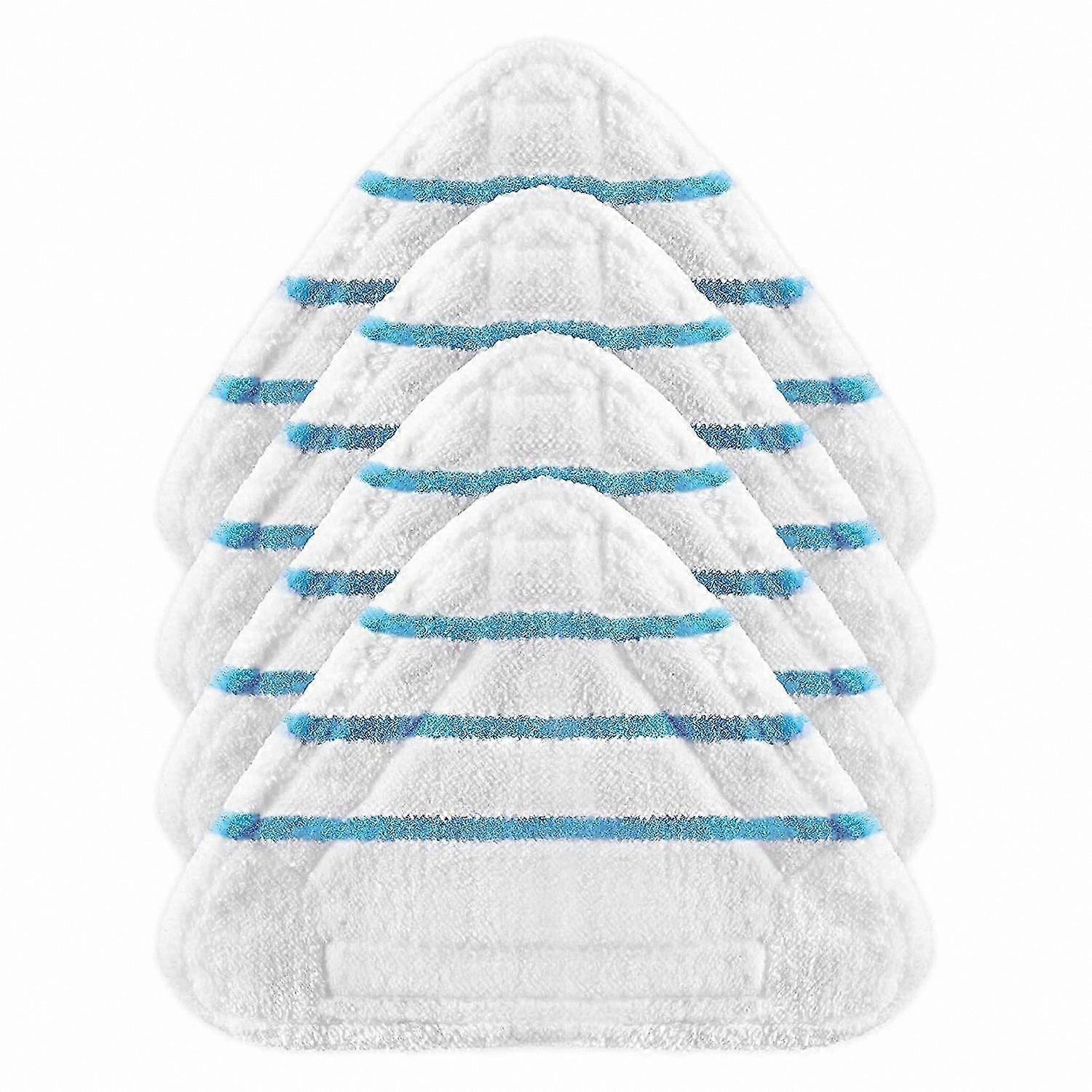 4-Pack Triangle Steam Mop Pads, Compatible with SUPOR & Ariete Models