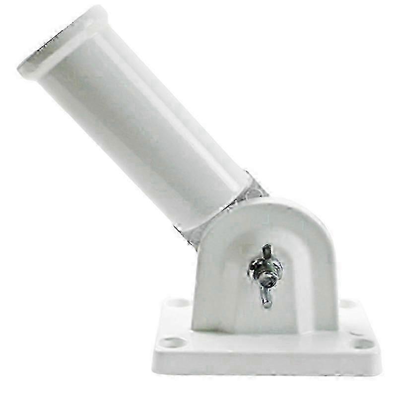 Adjustable 180 Degree Wind Resistant Reinforced Wall Mounted Flagpole Base for Hall