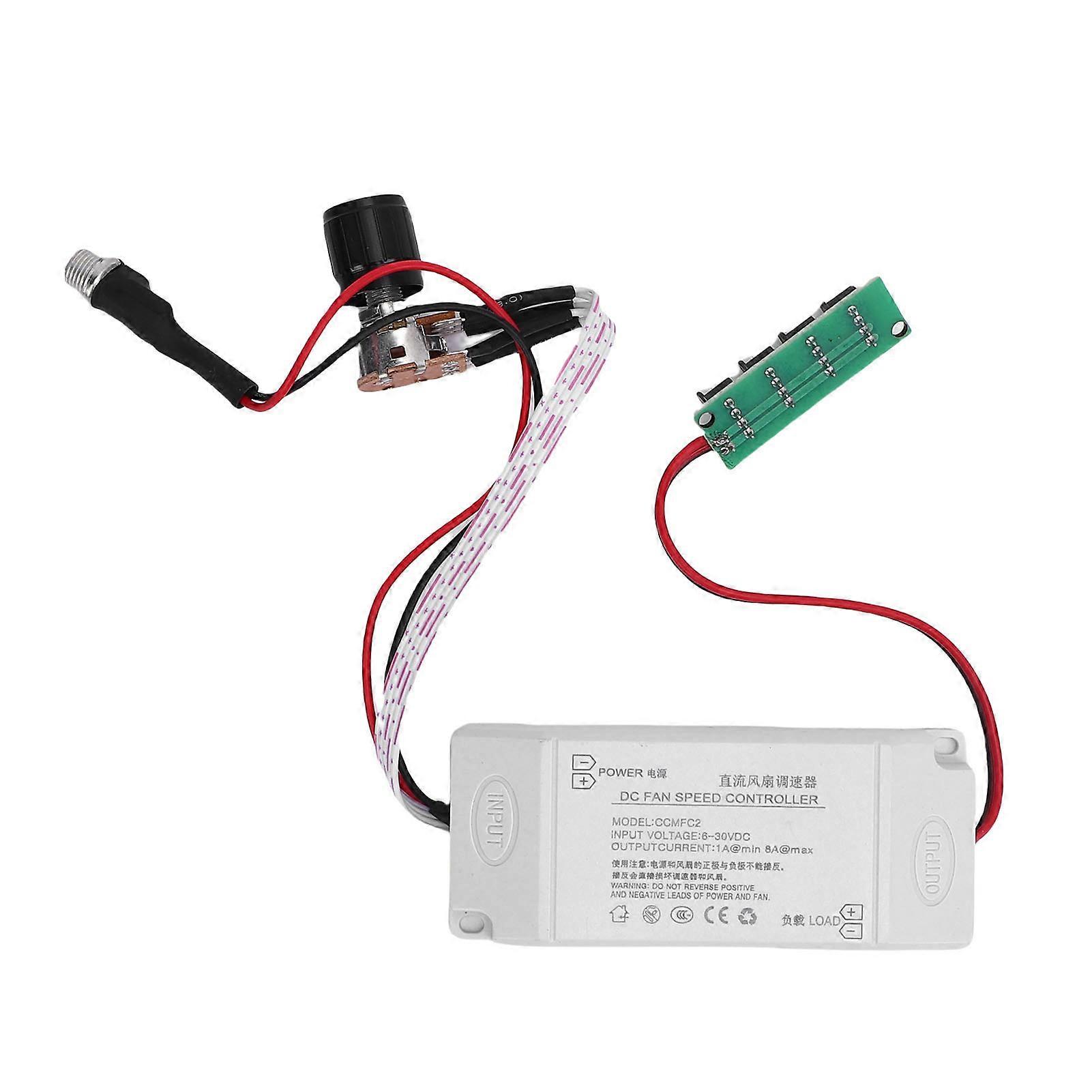 Fan Speed Controller 2 3 4 Wire 4 Pin Interface Manual Regulator for Fans and Pumps