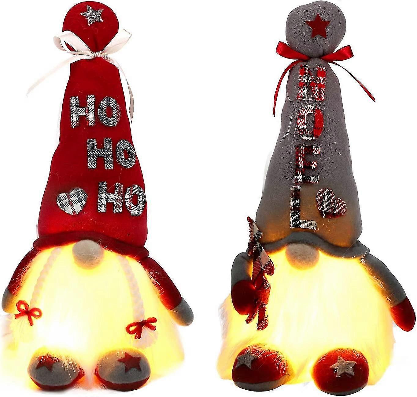 Weihnachtszwerge Plüschpuppe 2 Stück