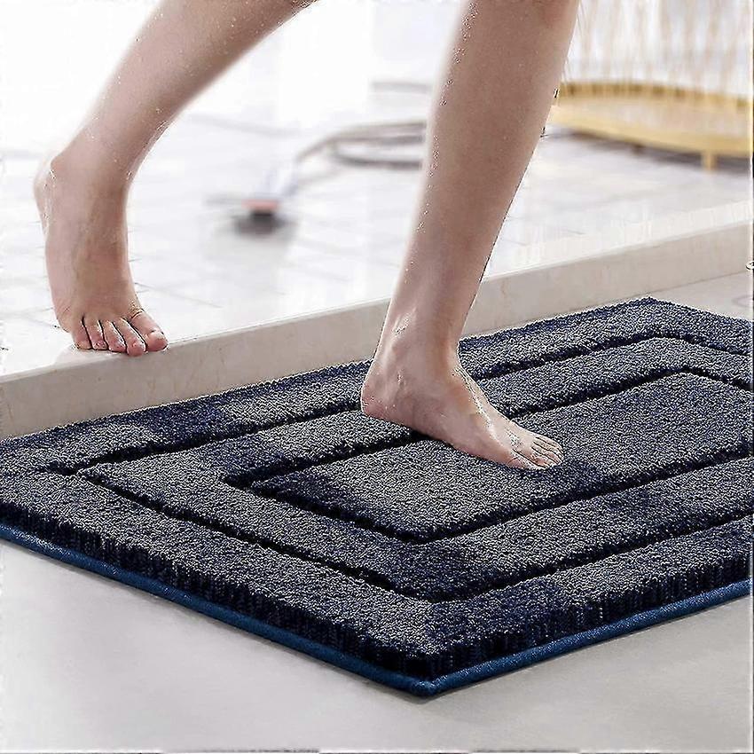 Soft Absorbent Microfiber Bathroom Mat Rug 20x32 Inches