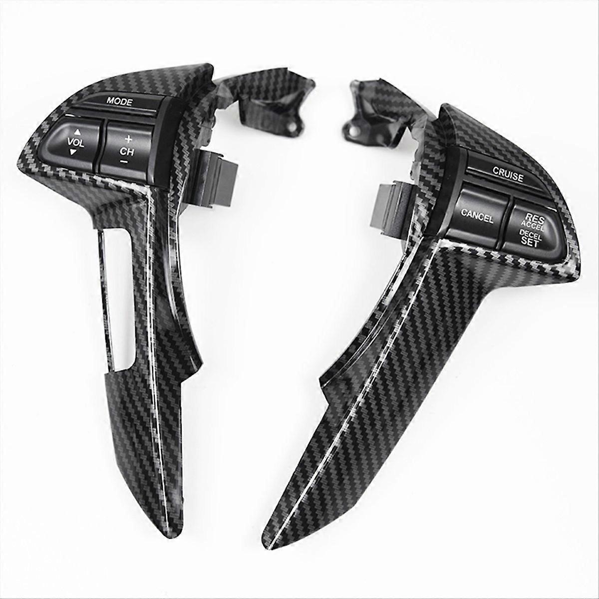 Car Steering Wheel Cruise Control Button Volume Adjustment Switch with Hole Frame for Accord 2008-20