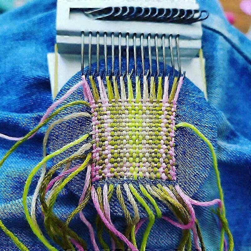 25-26 Mini Loom Speedweve Type Weave Tool Darning Machine Tool Facile Durable Handmade