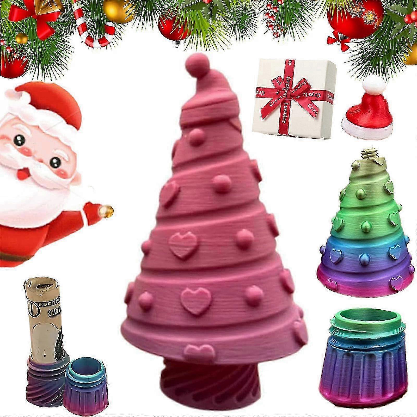 Holiday Fun: 3D Printed Christmas Tree with Hidden Storage miao4