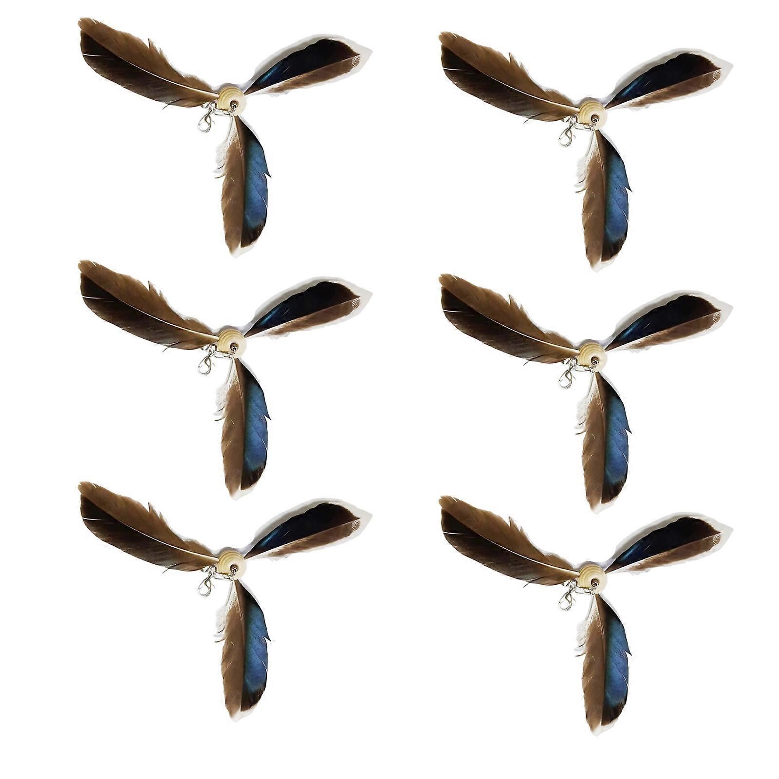 Pet Cats Teaser Refill Charm for Rod for Stimulating Felines Curiosity Wand Feathered for Active Pet and Fun Exercise Multicolor