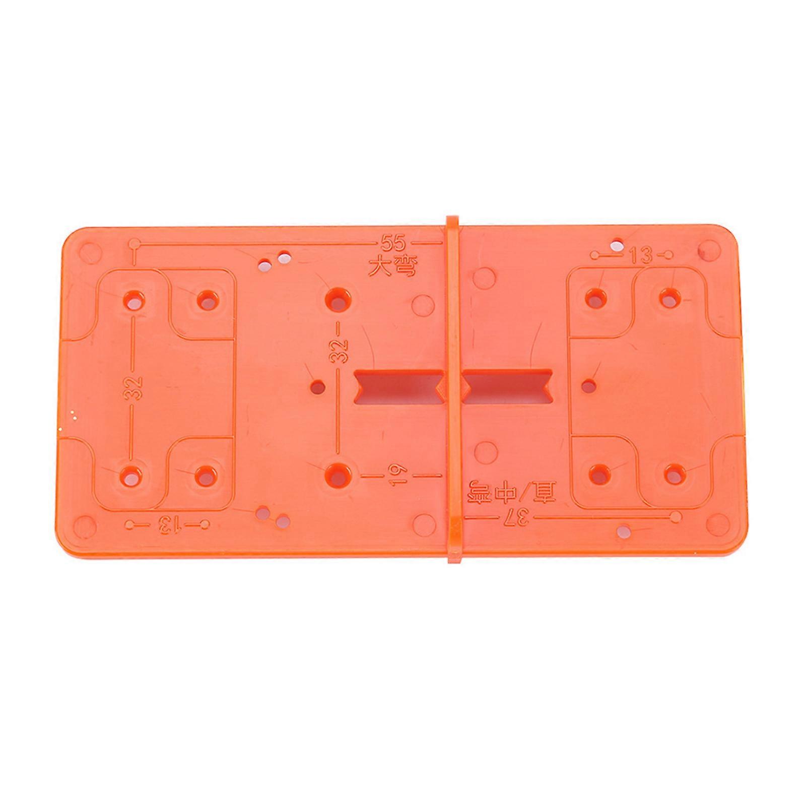 35/40mm Hole Drilling Guide Positioner Multipurpose Hinge Boring Jig Hole Opener Positioner Template Hand Tool Set Multicolor