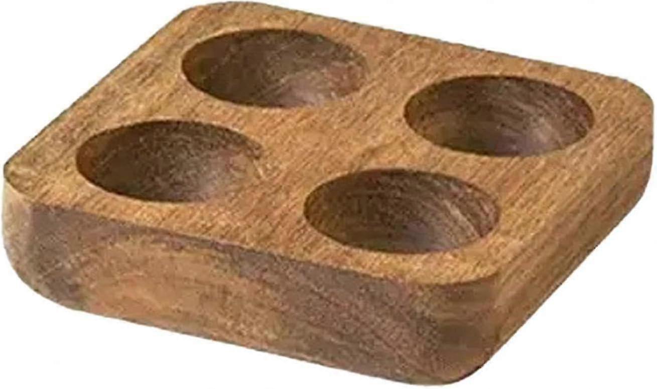 Egg Holder, 4 Grid Double Row Egg Storage Tray, Organizer Rack for Pantry Fridge Cabinet Tabletop