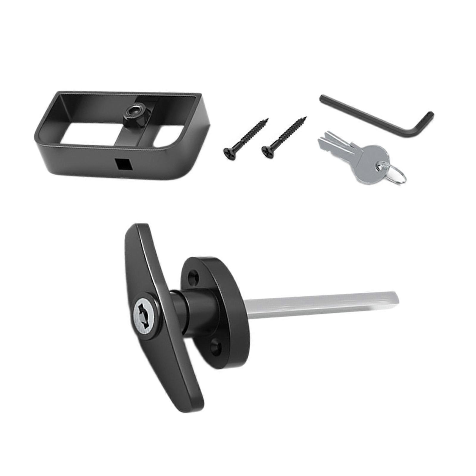 Industrial Door Handle with Key Strong Lock Handle with Key Convenient Lock Handle with Key Add Security Simple Install Multicolor