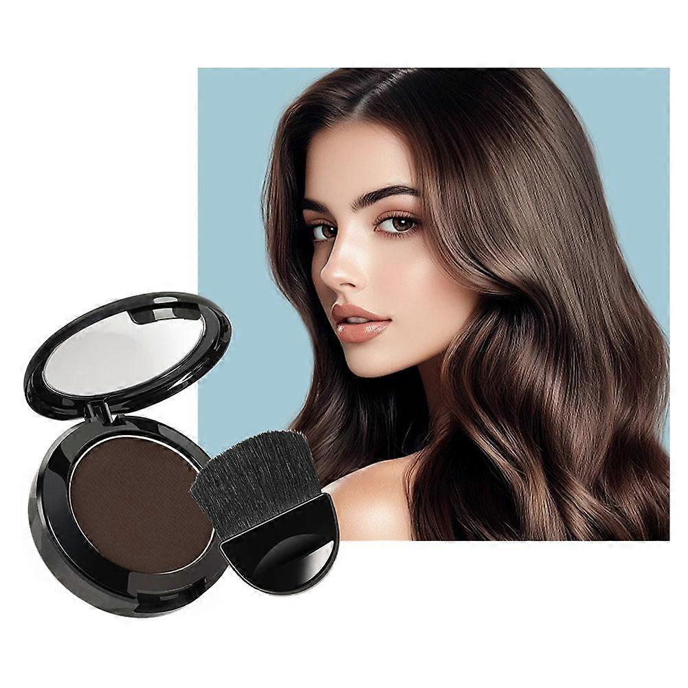 Natural Hairline Shading Powder With Brush For Seamless Root Coverage And Fuller Look 5g