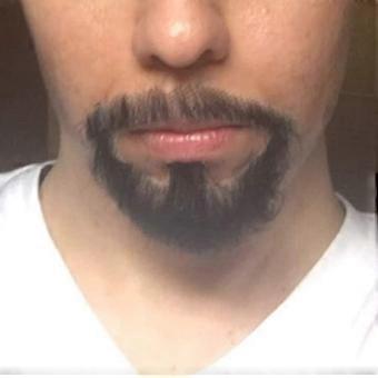 Menschliches Haar Falscher Bart fr Mnner Ein Paar Braun Falscher  Schnurrbart Falscher Schnurrbart Realistischer Bart Falsche  Gesichtsbehaarung Handgebundene Spitze Brte fr Halloween Funny Co |  Fruugo DE