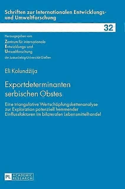 Exportdeterminanten Serbischen Obstes by Eli Kolundzija Hardback Book