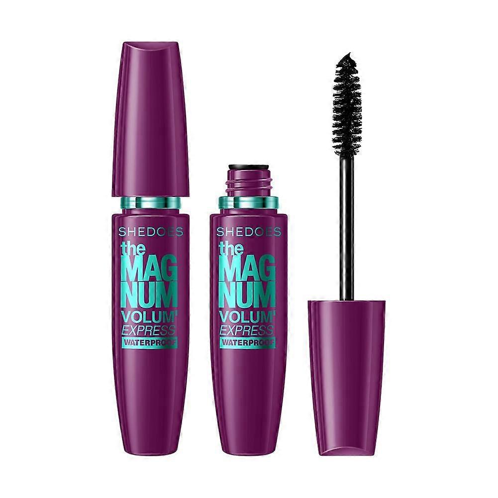 Waterproof Mascara Volumizing Lengthening Curling Smudge Proof Non Clumping Easy Removal 8ml