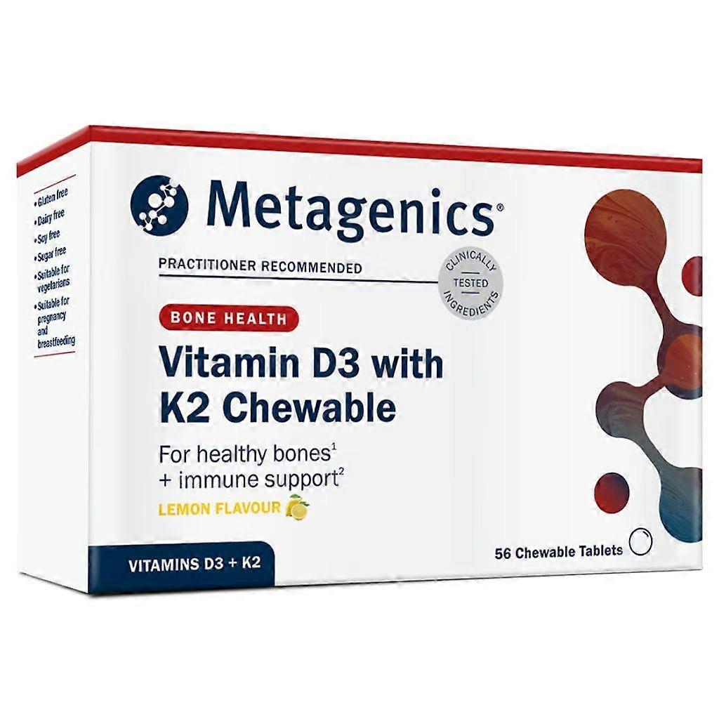 Metagenics Vitamin D3 with K2 Chewable Tablets 56