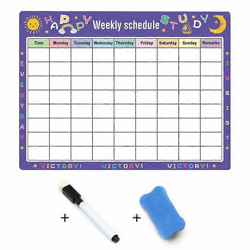 Calendar For Fridge Monthly Weekly Planner Calendar Table Dry Erase Whiteboard Fridge Sticker Message Board Menu