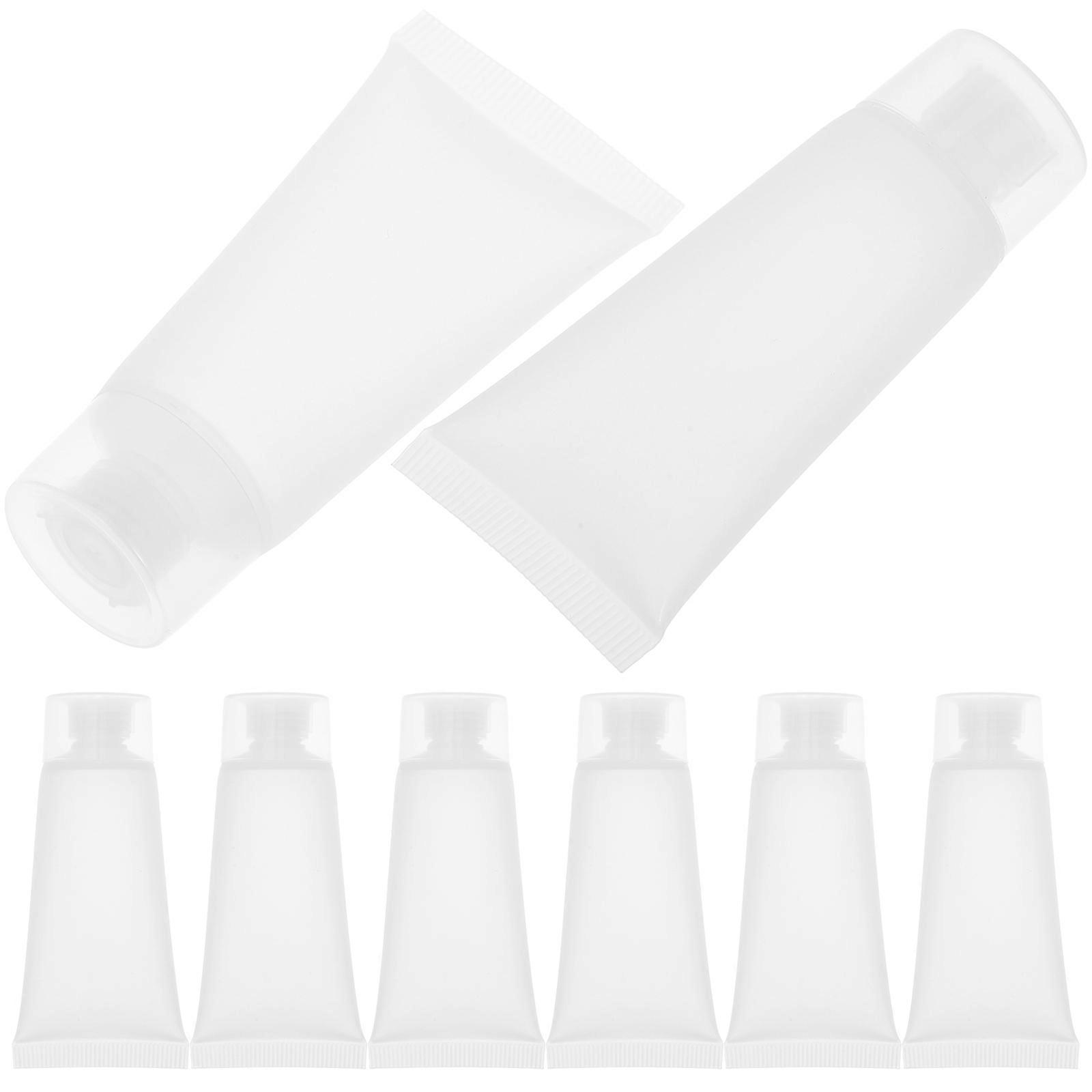 Clear Lotion Squeeze Tubes for Travel Use 50Pcs Empty Refillable Bottles