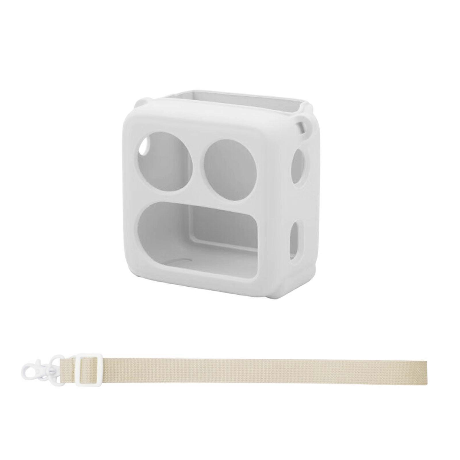 Lightweight Protective Cover Case for Mini 2024 Player Soft Silicone Sleeve Anti Fall Design Easy Port Access  White