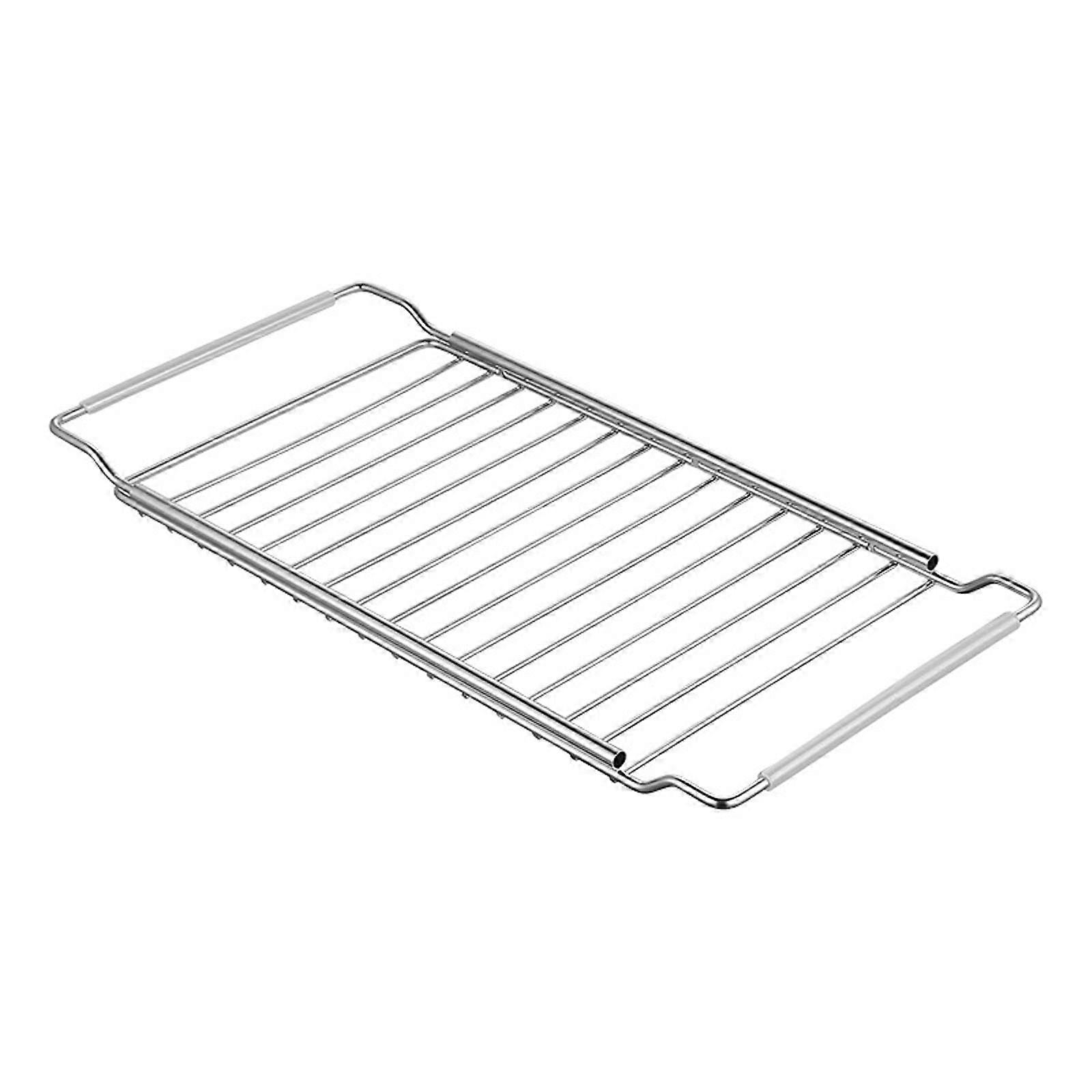 Sink Drain Rack Stainless Steel Adjustable Rustproof Over Sink Drying Holder 4065cm Kitchen Storage