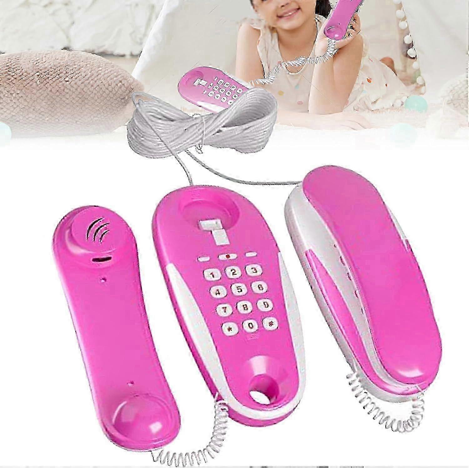 Kids Intercom Toy Phone with Realistic Ring Sounds