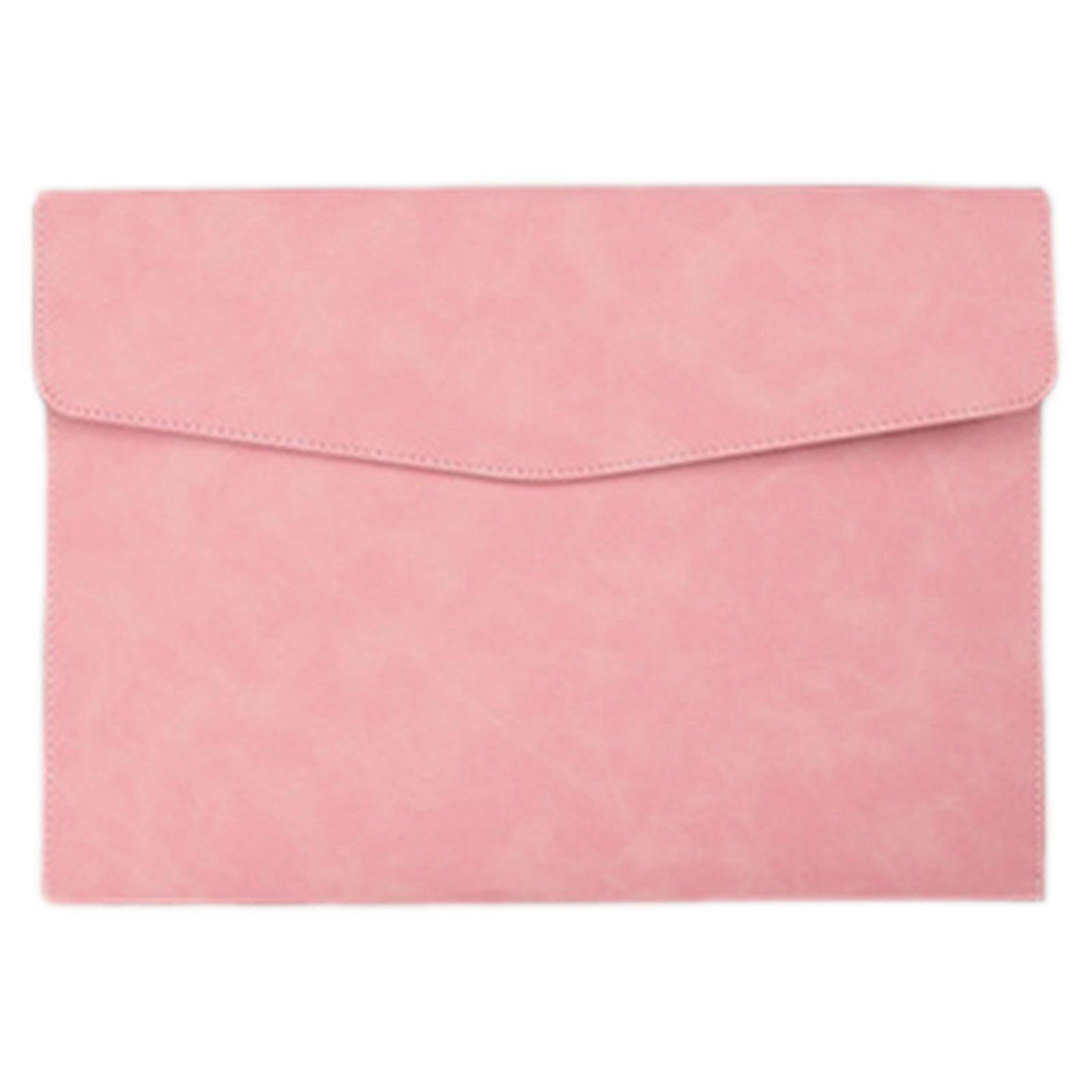 PU Leather A4 File Folder Large Document Holder Waterproof Envelope Folder Case