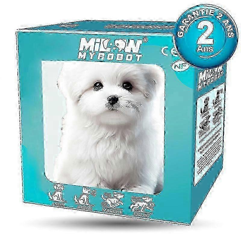 لعبة ذكية تفاعلية من Milow My Realistic Robot Puppy للأطفال بحركات وأصوات نابضة بالحياة