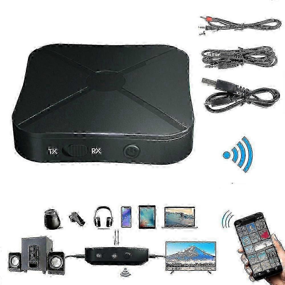2 In 1 Bluetooth Transmitter Receiver Wireless Adapter Tv Stereo Audio