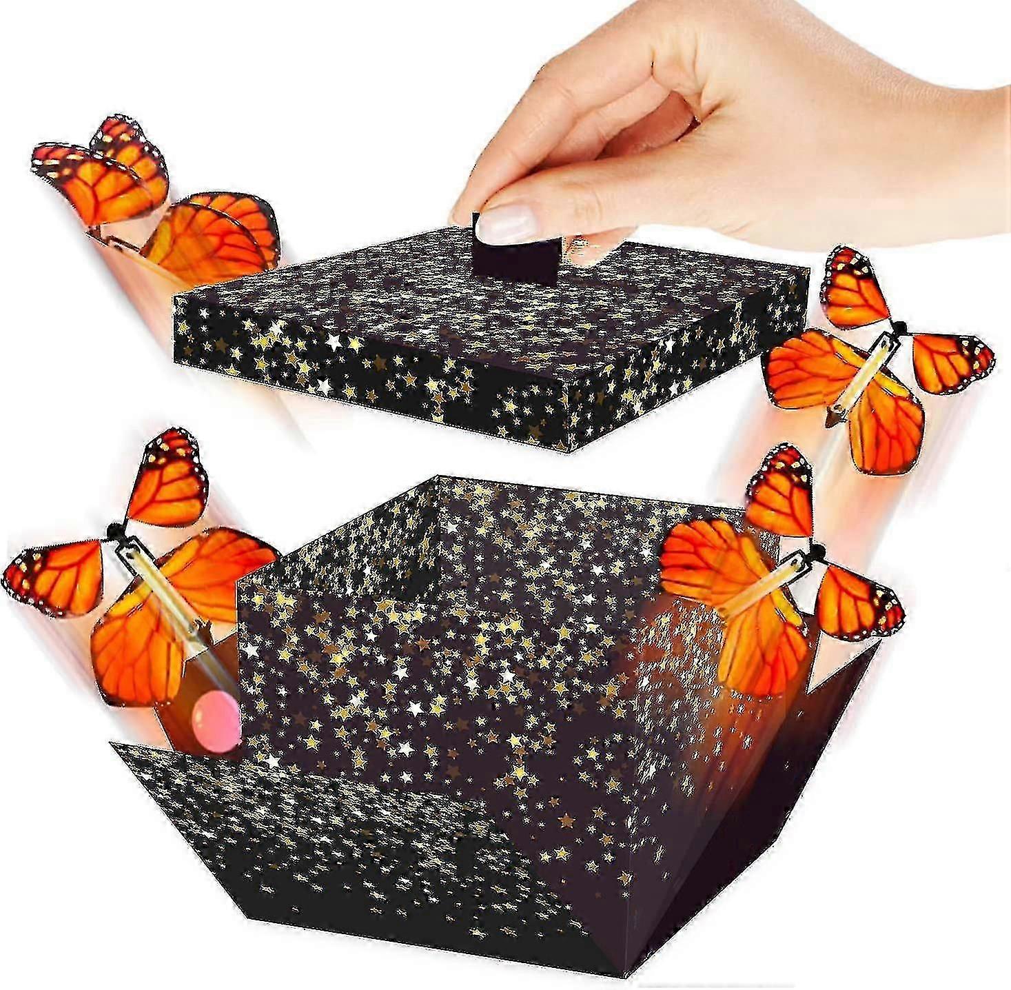 발렌타인 데이 깜짝 선물 상자 날아 다니는 나비, 깜짝 날아 다니는 나비 상자, 생일