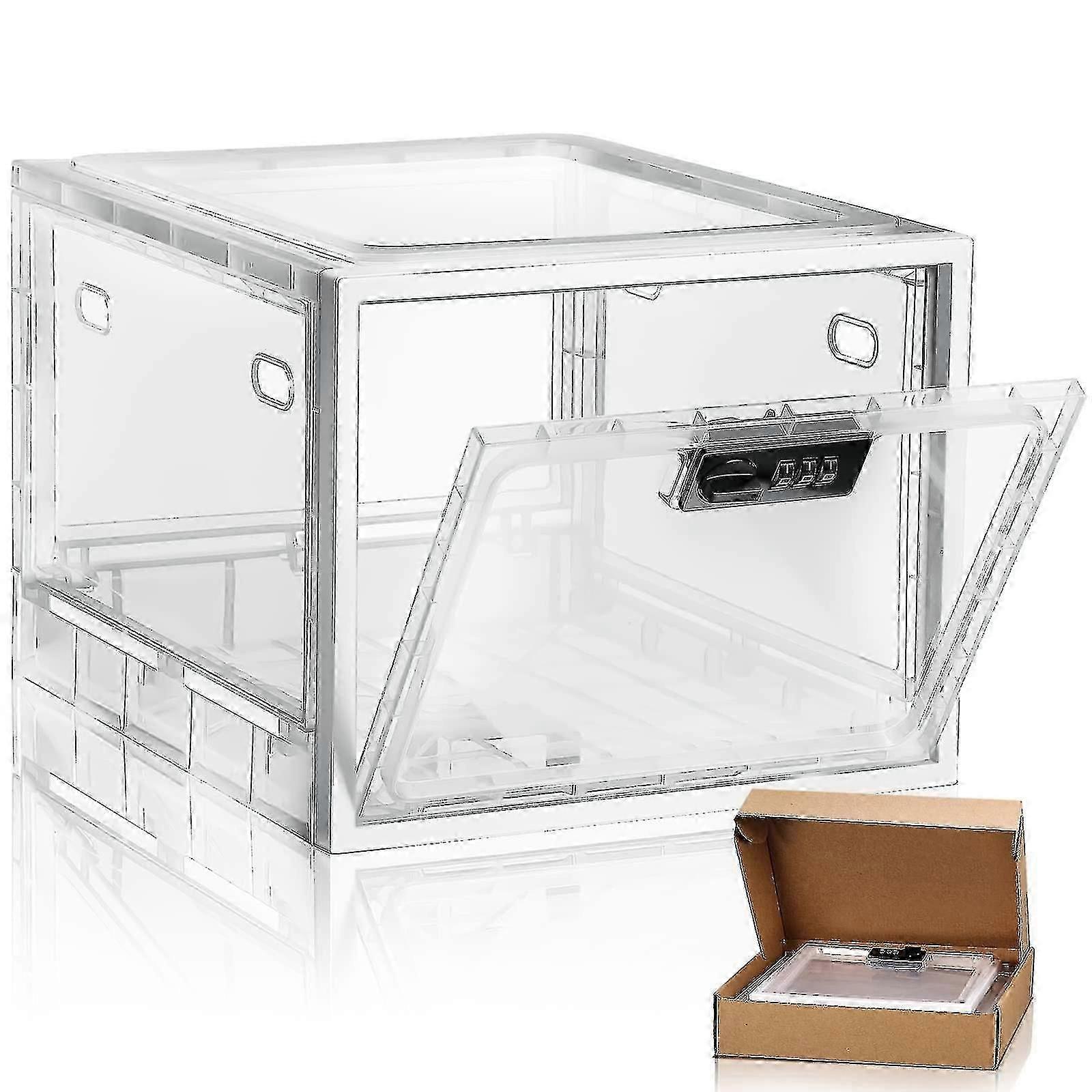 Secure lockable box for food and medicine storage