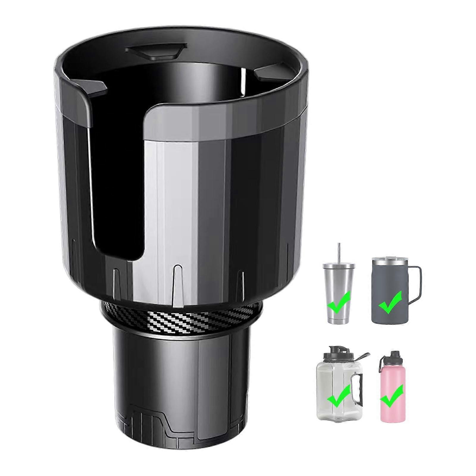 Car Cup Holder Expander Adjustable Base for 105mm Bottles and Mugs Compatible with SUV 20082025