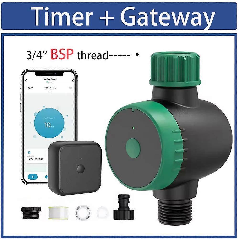 Tuya Smart Garden Watering Timer Rain Delay Drip Irrigation System Adjustable Sprinklers Bluetooth / WIFI Remote Controller