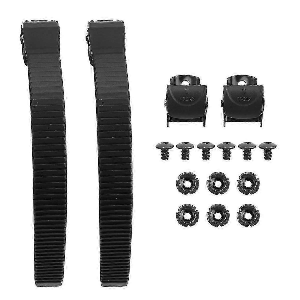 2X Inline Skate Straps & Buckles Replacement Set