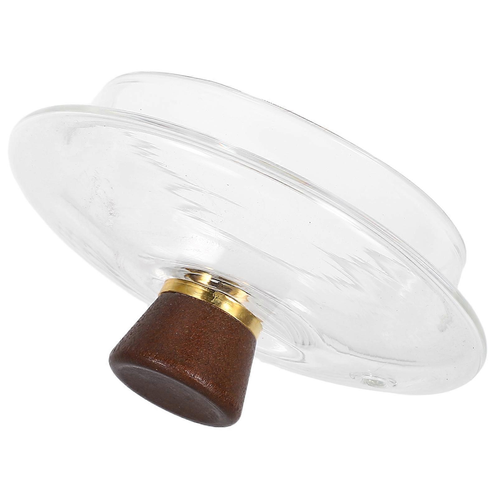 Glass Teapot Cover Replacement Lid for Kitchen Tea Pitcher Transparent