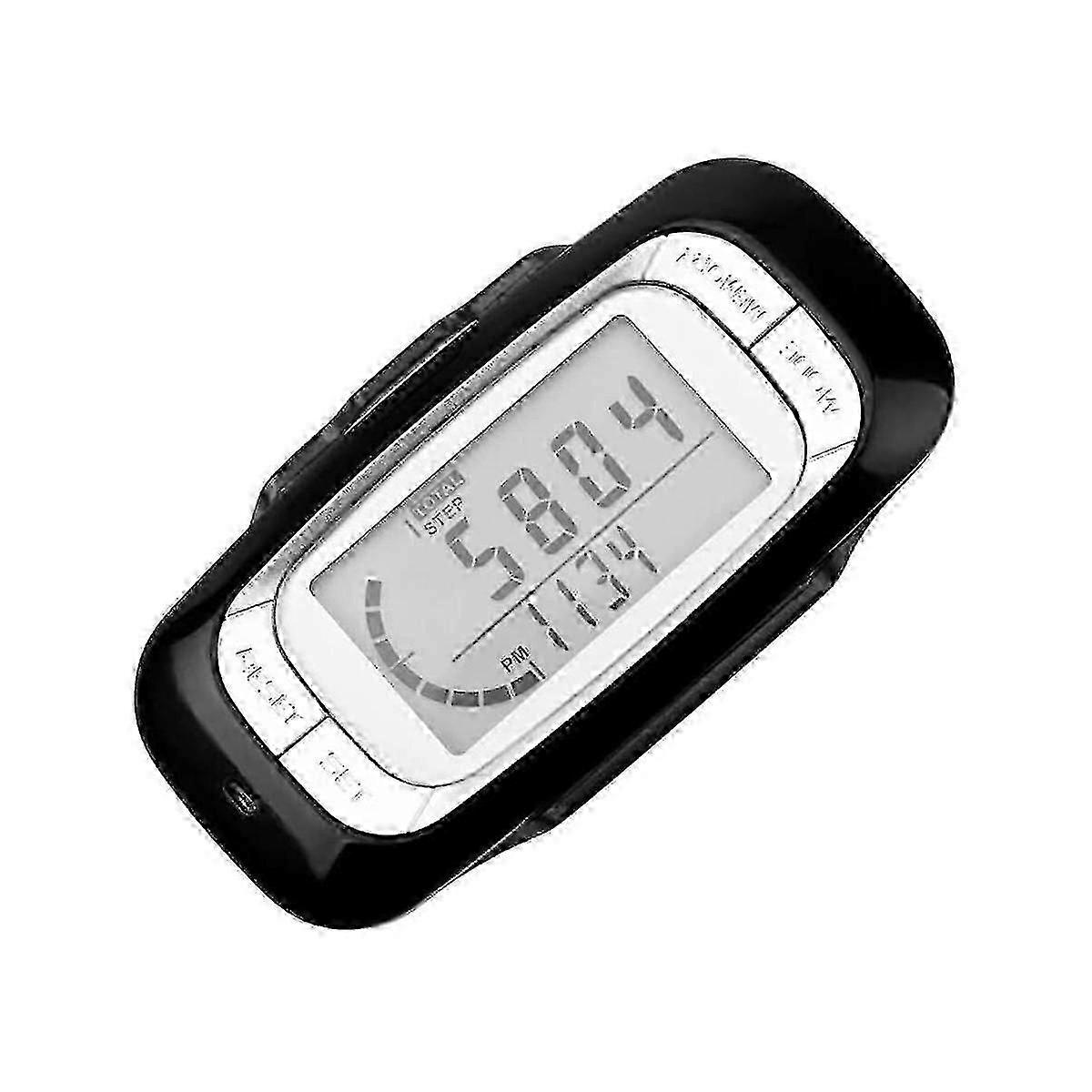 Digital Pedometer For Walking With Clear Screen Display Clip And Lanyard Attachment Accurate 3D Motion Sensor Step Counter