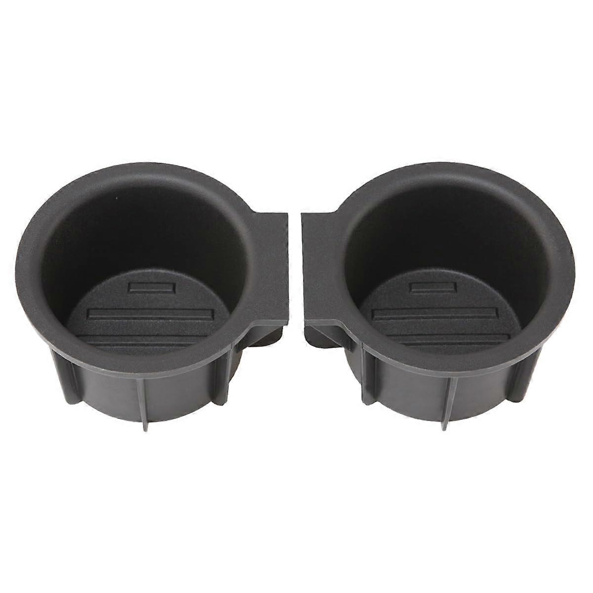 Cup Holder Insert for Ford F150 20092014 Flow Through Console OEM 9L3Z1513562CB 2PCS