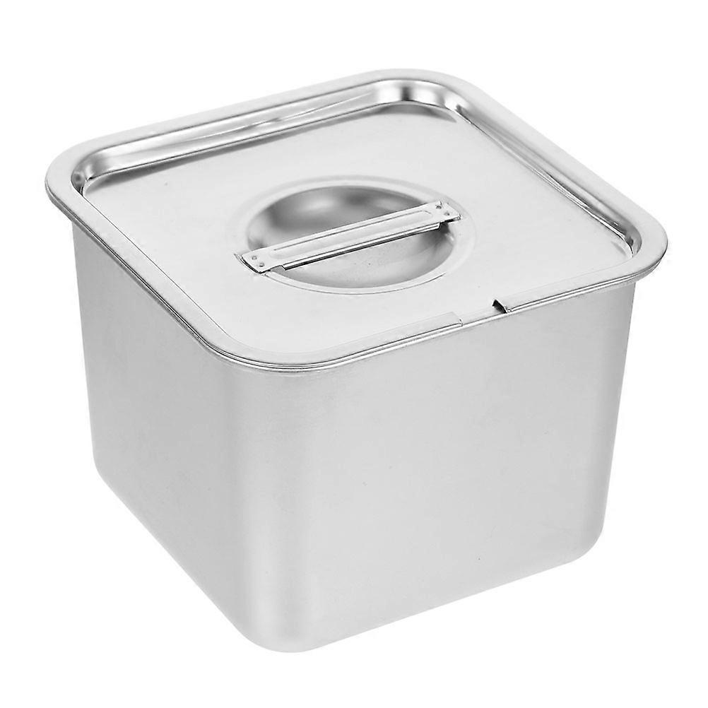 Stainless Steel Ice Cream Storage Container for Kitchen Use Freezer Box