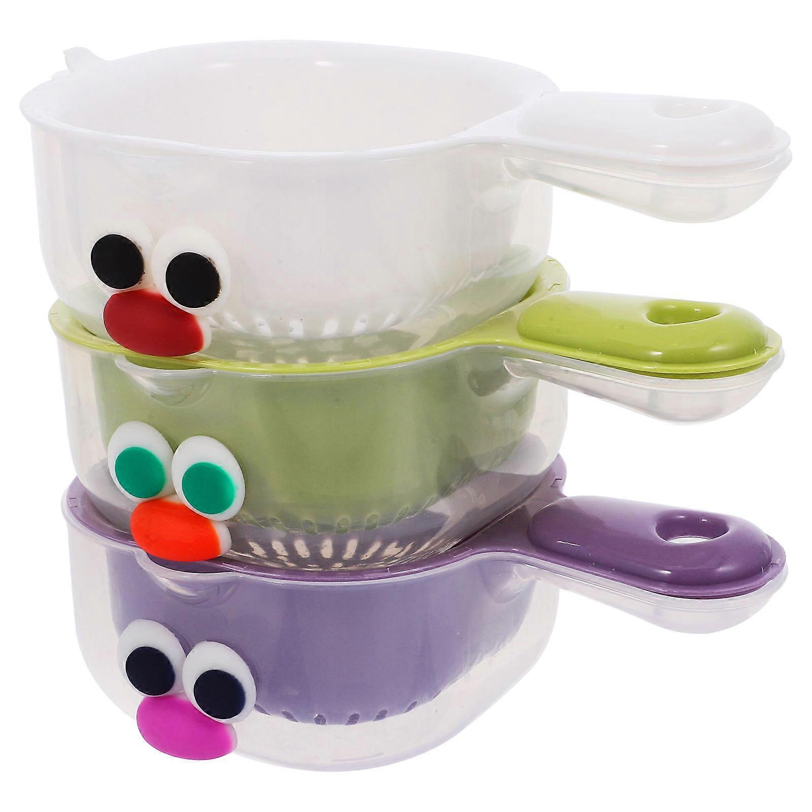 Fruit Drainer Basket for Kitchen with 3Sets and Efficient Drainage